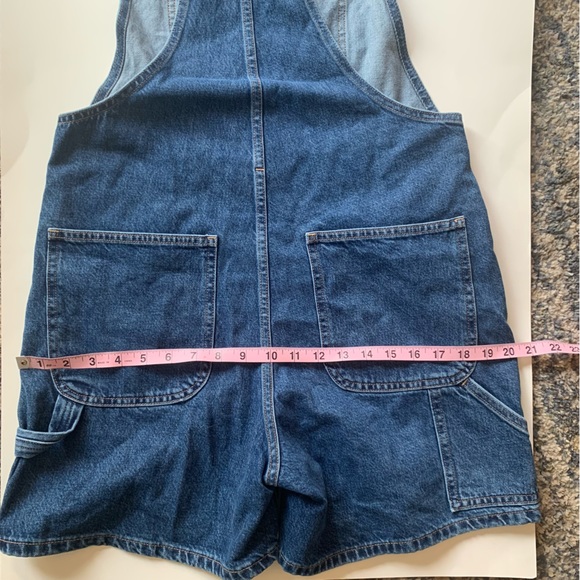 Aritzia Sunday Best Overheard Shortall in 90’s Medium Blue Size Small Like New - Picture 9 of 14